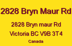 2828 Bryn Maur Rd 2828 Bryn Maur V9B 3T4
